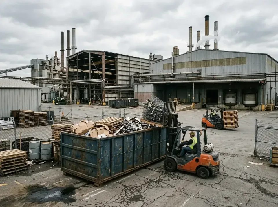 industrial-factory-scrap-conta-003 — frequently asked questions, Cheap Roll-off Dumpster Rentals in Howard, WI